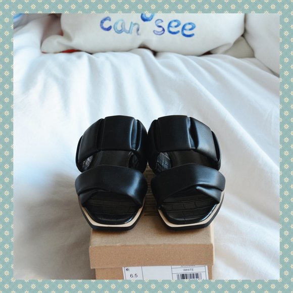 BNWT‎ Circus by Sam Edelman Inara Slide Sandal in Black - Picture 1 of 8